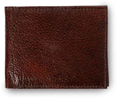 Rich Born Men Formal Brown Genuine Leather Wallet(6 Card Slots)