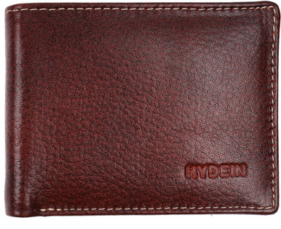 HYDEIN Men Casual, Trendy, Formal Maroon Genuine Leather Wallet(6 Card Slots)