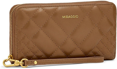 Miraggio Women Brown Artificial Leather Wallet(4 Card Slots)