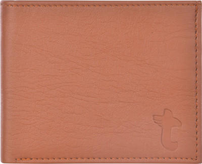 T Leefot Men Casual, Formal, Ethnic, Trendy Brown Artificial Leather Wallet(5 Card Slots)