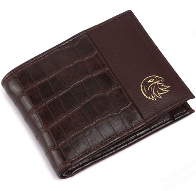 MEHZIN Men Formal Brown Artificial Leather Wallet(5 Card Slots)
