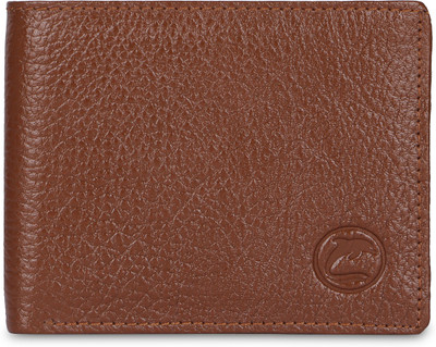 DOLPHIN GLOBAL Men Casual, Formal, Travel Tan Genuine Leather Wallet(6 Card Slots)