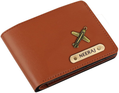 Navya Royal Art Men Casual, Formal, Evening/Party, Formal, Trendy Tan Artificial Leather, Genuine Leather Wallet(5 Card Slots)