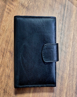 METRONAUT Men Formal Black Artificial Leather Wallet(13 Card Slots)
