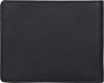 CADEAU Men Formal Black Artificial Leather Wallet(5 Card Slots)