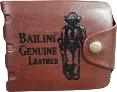 NR PRODUCTS Men Casual Brown Artificial Leather Wallet(4 Card Slots)