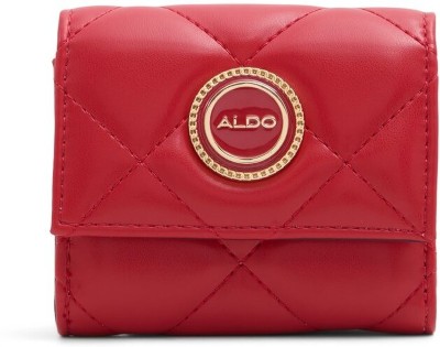 ALDO Women Casual Red Artificial Leather Wallet(5 Card Slots)