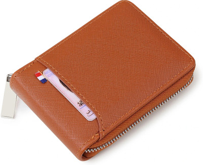 PROVOGUE Men & Women Casual, Formal, Trendy, Travel Tan Artificial Leather Card Holder(11 Card Slots)