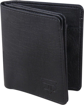 SCRUMBLER Men Casual Black Artificial Leather Wallet(7 Card Slots)