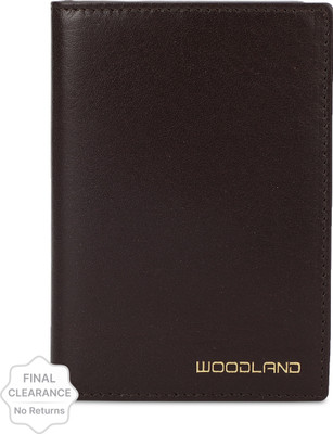 WOODLAND Men Brown Genuine Leather Wallet(4 Card Slots)