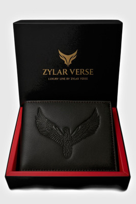 ZYLAR VERSE Boys Casual, Ethnic, Evening/Party, Formal, Travel, Trendy Tan Genuine Leather Wallet(6 Card Slots)