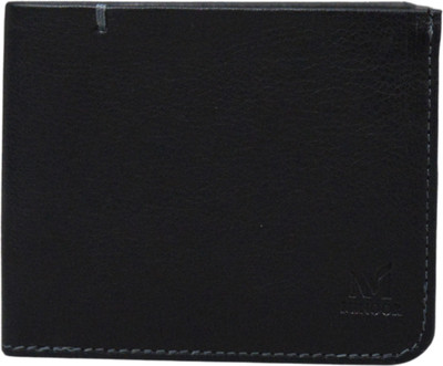 Minoor Men Casual, Formal, Evening/Party, Formal, Trendy, Travel Black Genuine Leather Wallet(8 Card Slots)