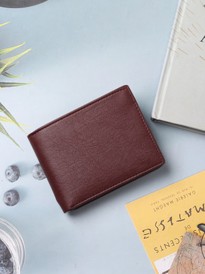 WALLETIN Men Casual Brown Artificial Leather Wallet(9 Card Slots)