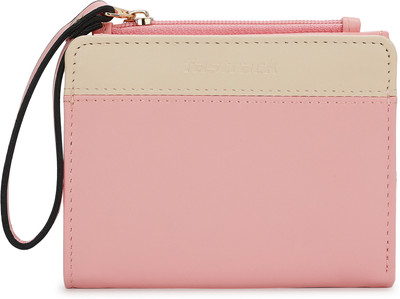 Fastrack Women Casual Pink Fabric Wallet