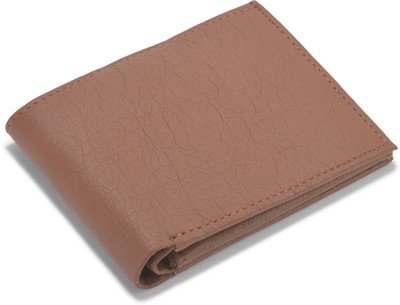 BE DIVINE Men Casual Tan Artificial Leather Wallet(9 Card Slots)