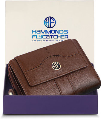 Hammonds Flycatcher Women Formal, Casual, Evening/Party Brown Genuine Leather Wallet(17 Card Slots)