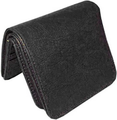 KS ENTERPRISES Men Trendy, Formal, Casual, Travel Black Genuine Leather Wallet(7 Card Slots)