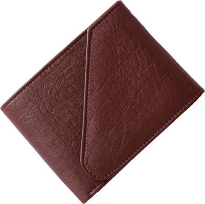 Ardour House Men Casual Brown Artificial Leather Wallet(5 Card Slots)