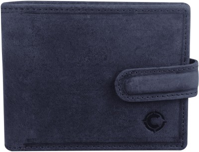 Cotnis Men Trendy, Formal, Travel Blue Genuine Leather Wallet(5 Card Slots)