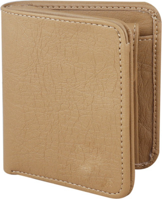 ZnW Men & Women Formal Beige Artificial Leather Wallet(7 Card Slots)
