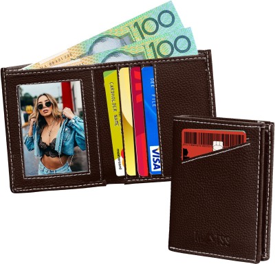 MATSS Men Casual Brown Artificial Leather Wallet(4 Card Slots)