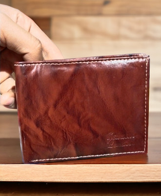 dk wallet Men Casual Brown Artificial Leather Wallet(3 Card Slots)