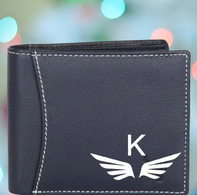 KEYUR Men Casual Blue Artificial Leather Wallet(6 Card Slots)