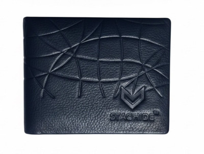 STAGHIDE Men Trendy, Casual, Evening/Party Blue Genuine Leather Wallet(6 Card Slots)