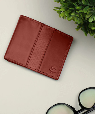 Camelio Men Casual, Ethnic, Evening/Party, Formal Brown Genuine Leather Wallet(8 Card Slots)
