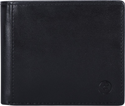 MARSTEN Men Casual Black Genuine Leather Wallet(8 Card Slots)
