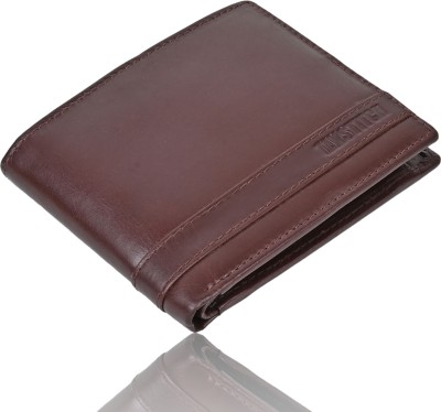 TANSTITCH Men Casual Maroon Genuine Leather Wallet(9 Card Slots)