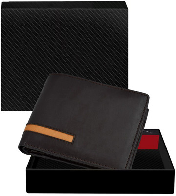 KAVRIXA Men Casual, Evening/Party, Formal Brown Artificial Leather Wallet(3 Card Slots)