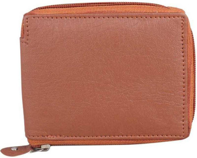 zaphod Men Evening/Party Tan Artificial Leather Wallet(5 Card Slots)