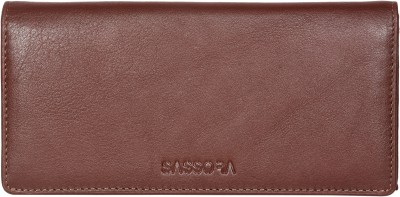 Sassora Women Casual, Ethnic, Travel, Trendy, Formal, Evening/Party Brown, Brown Genuine Leather Wallet(12 Card Slots)