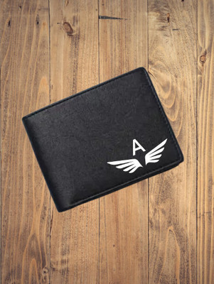 KEYUR Men Casual Black Artificial Leather Wallet(3 Card Slots)