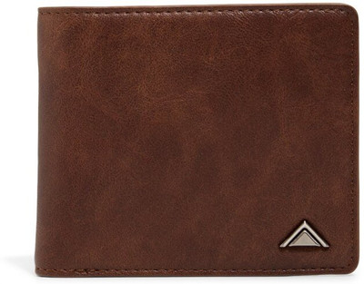ALDO Men Casual Brown Artificial Leather Wallet(2 Card Slots)