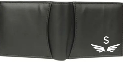 KEYUR Men Casual Black Artificial Leather Wallet(6 Card Slots)