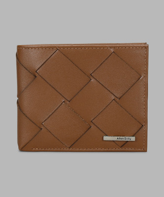 Allen Solly Men Tan Genuine Leather Wallet(8 Card Slots)