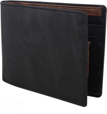 IXORA Men Casual Black Artificial Leather Card Holder(3 Card Slots)