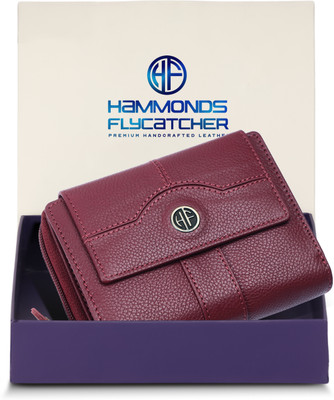 Hammonds Flycatcher Women Formal, Casual, Evening/Party Maroon Genuine Leather Wallet(17 Card Slots)