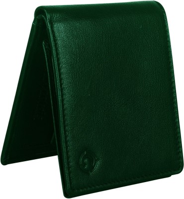 Cotnis Men Casual, Formal, Evening/Party Green Genuine Leather Wallet(12 Card Slots)