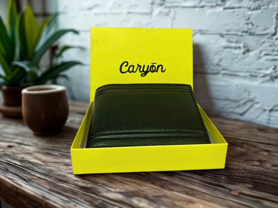 eLeathers Men Casual, Ethnic, Evening/Party, Formal, Travel, Trendy Black Genuine Leather Wallet(6 Card Slots)