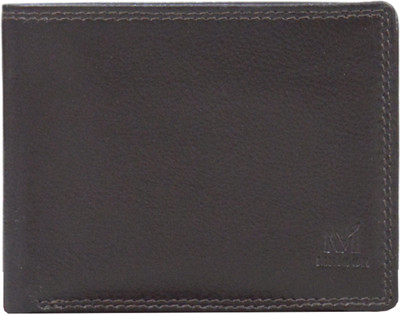 Minoor Men Casual, Ethnic, Evening/Party, Formal, Travel, Trendy Brown Genuine Leather Wallet(10 Card Slots)