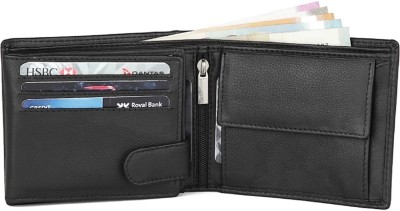 ree cope Men Casual, Travel, Trendy, Evening/Party Black Genuine Leather Wallet(12 Card Slots)