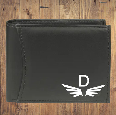 KEYUR Men Casual Black Artificial Leather Wallet(6 Card Slots)