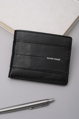 Allen Solly Men Casual Black Genuine Leather Wallet(1 Card Slot)