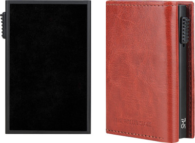 thewalletstore Men Casual Tan Artificial Leather Wallet(8 Card Slots)