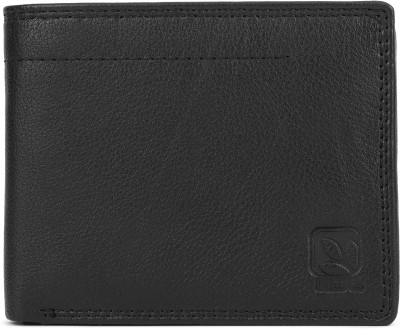 WOODLAND Men Casual Black Genuine Leather Wallet(6 Card Slots)