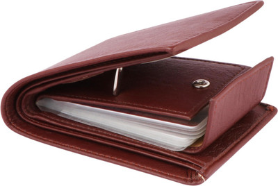 JND Men Formal Brown Artificial Leather Wallet(10 Card Slots)