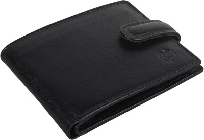 Cotnis Men Trendy, Formal, Travel Black Genuine Leather Wallet(5 Card Slots)